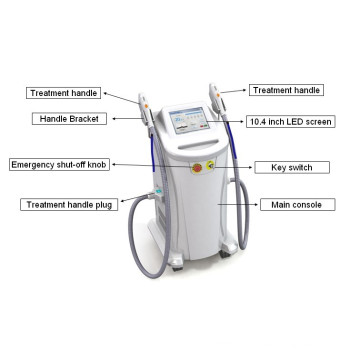 La plus avancée 10Hz dans Motion Painless IPL Shr Depilation Hair Removal Machine